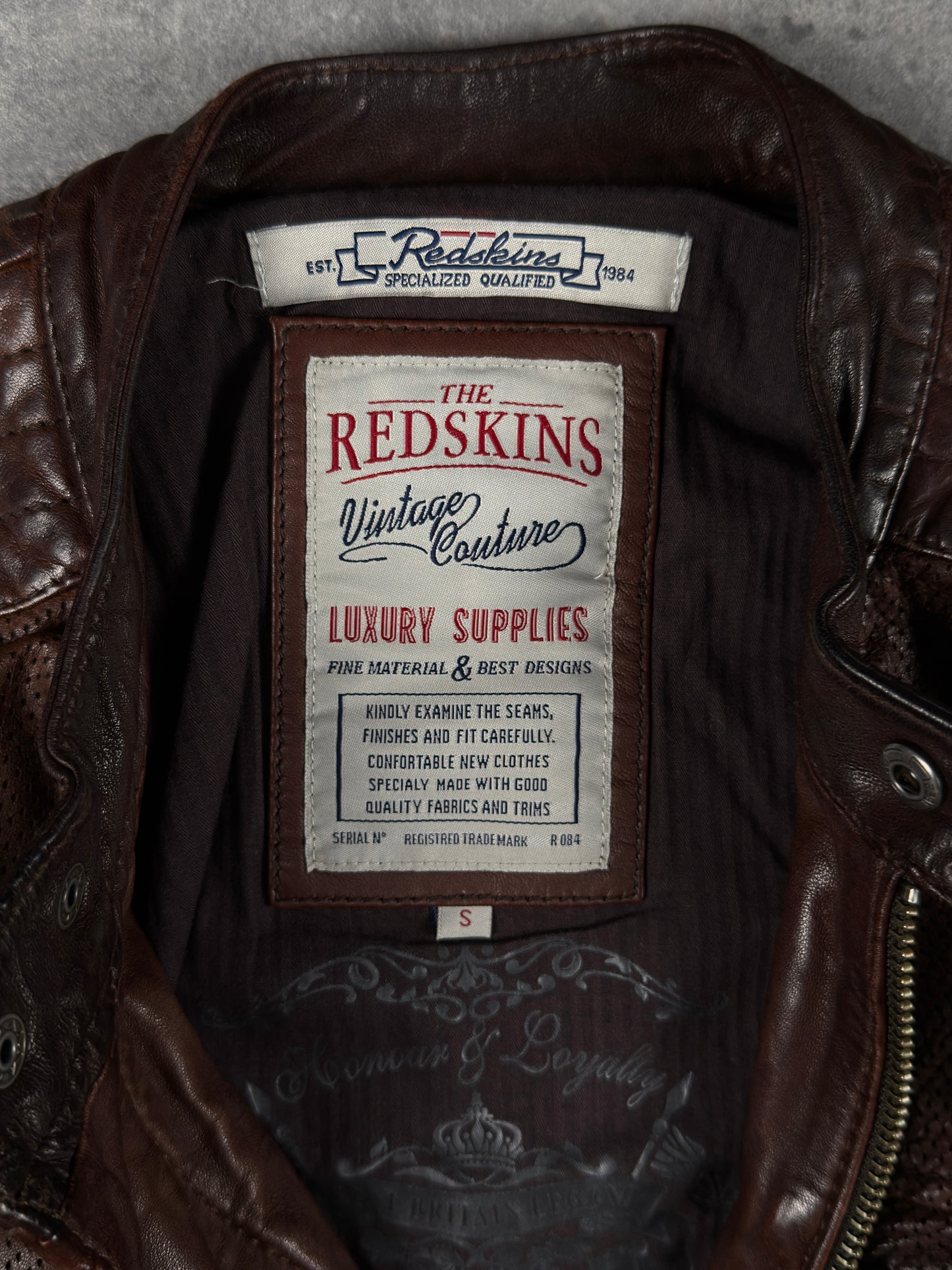 Leatherjacket Redskins (S)