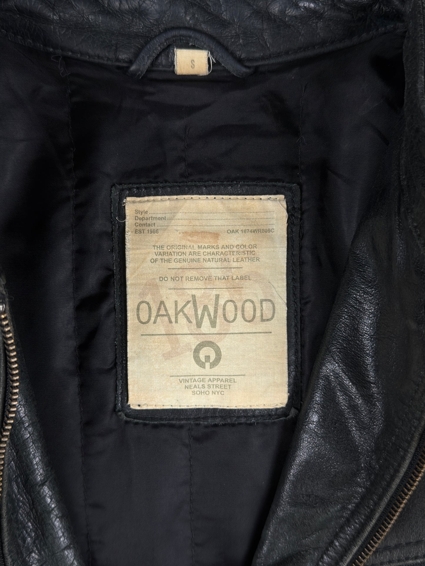 Leatherjacket Oakwood (S)