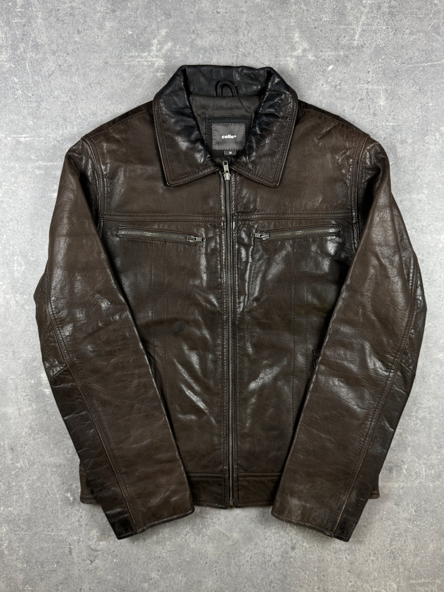 Vintage Leatherjacket brown (M)
