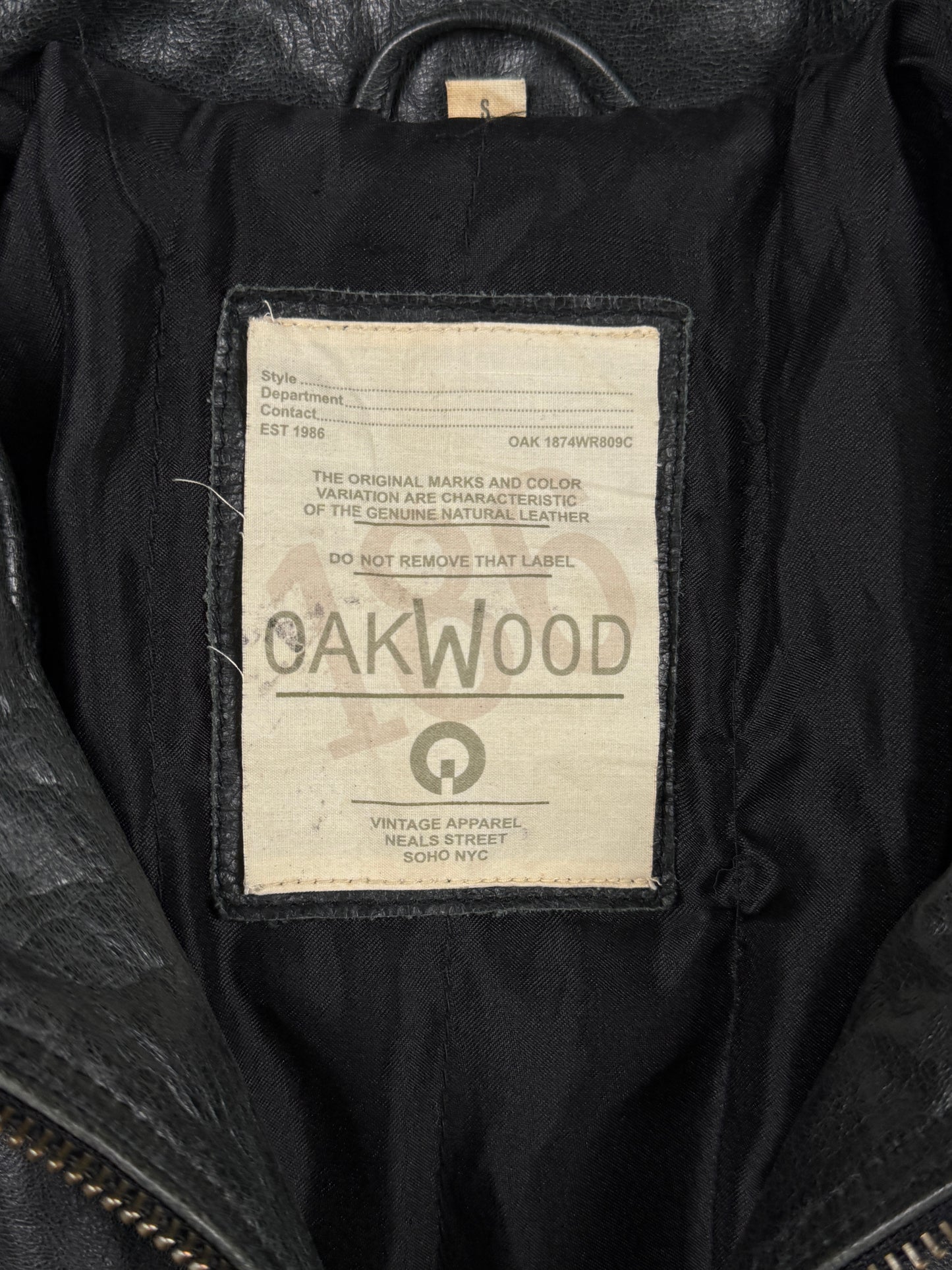 Oakwook Leatherjacket (S)