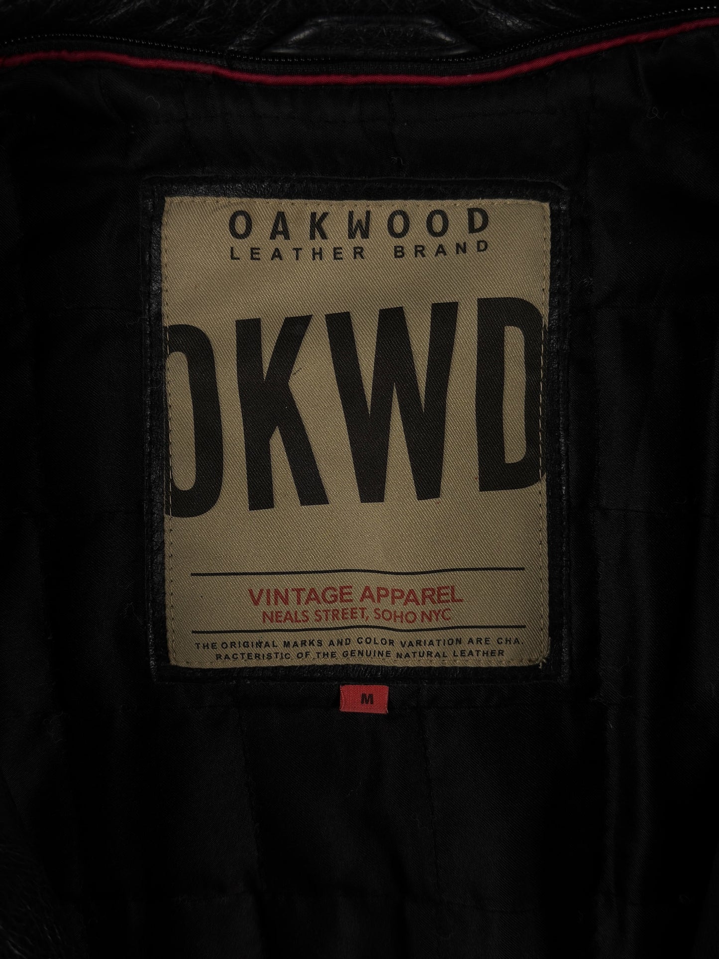 Oakwood leatherjacket (M)