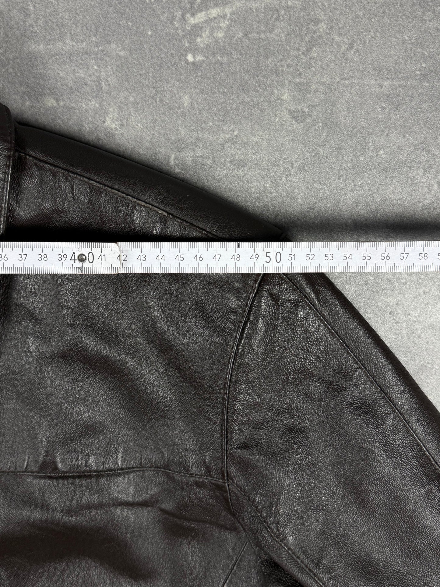 Lederjacke braun (L)