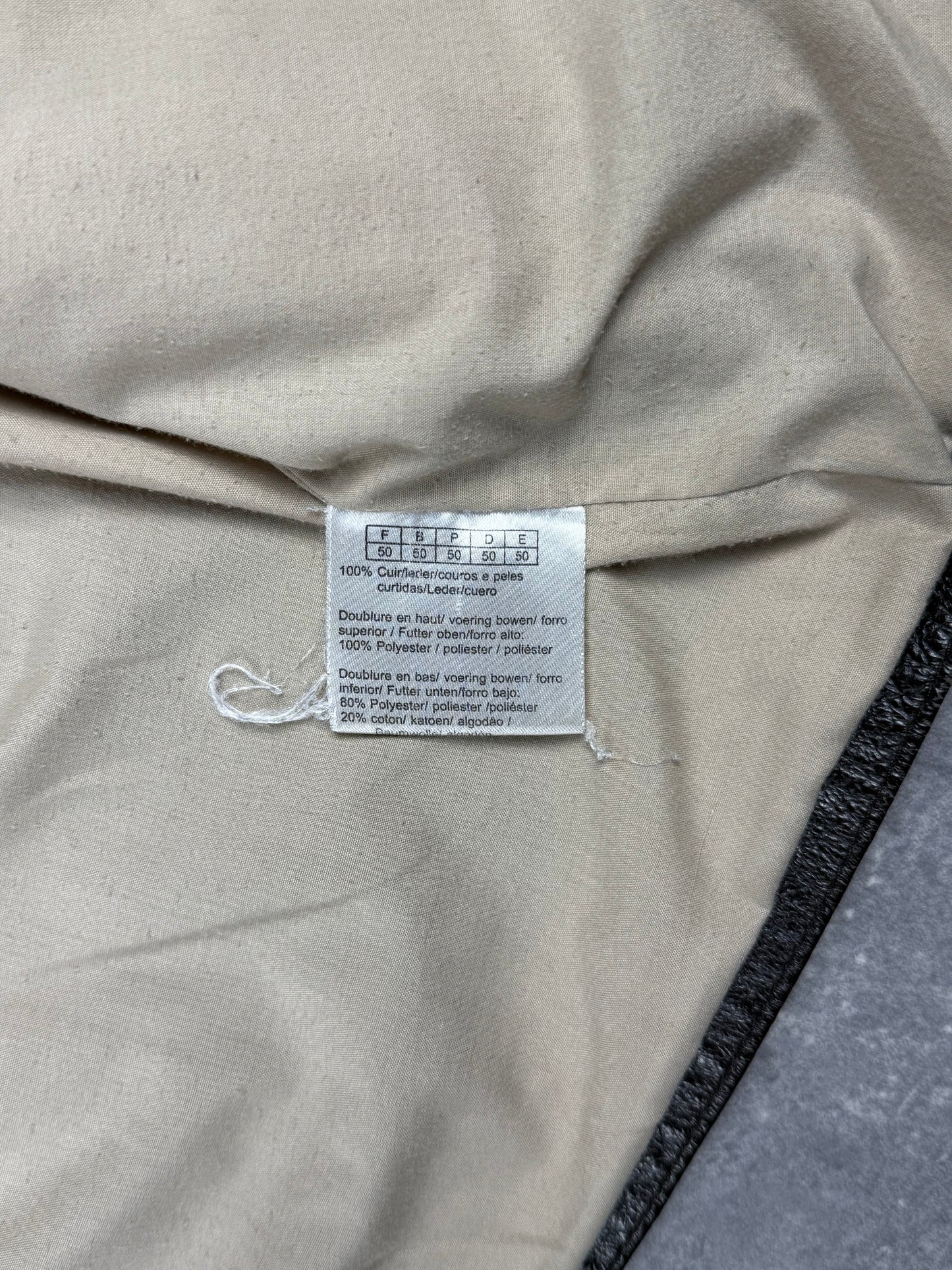 Lederjacke braun (L)