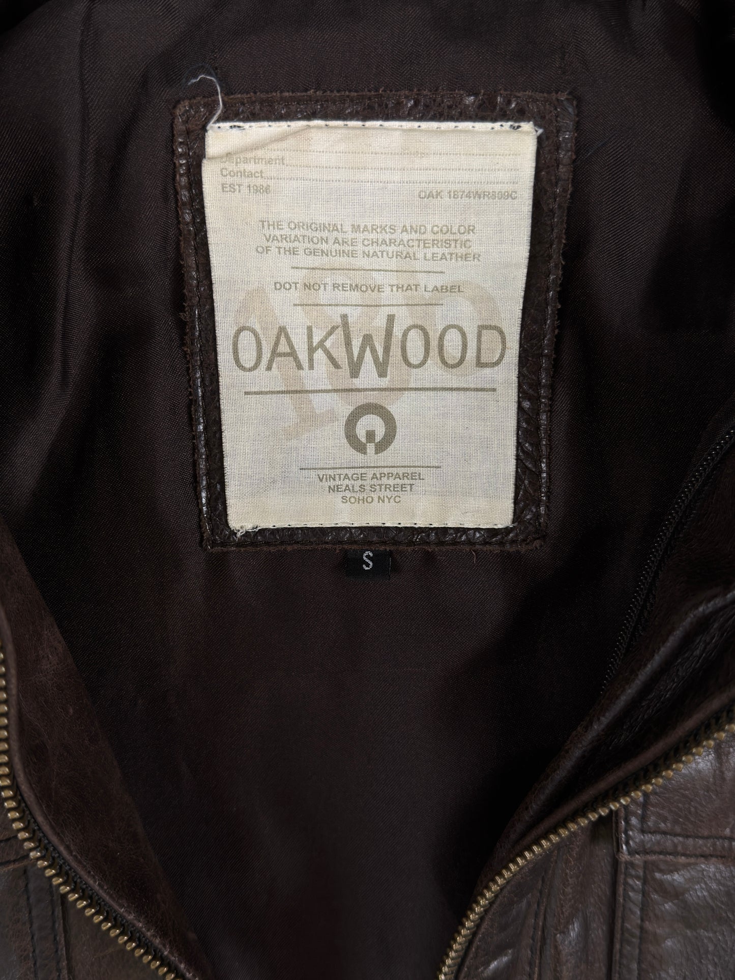 Leatherjacket Oakwood (S)
