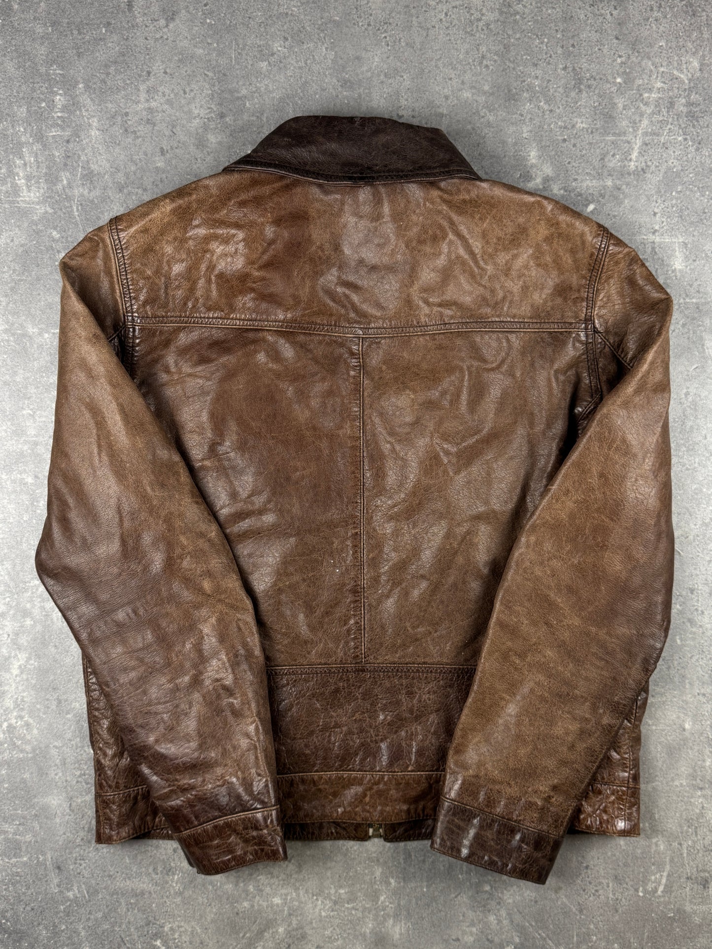 Oakwood Leatherjacket brown (L)