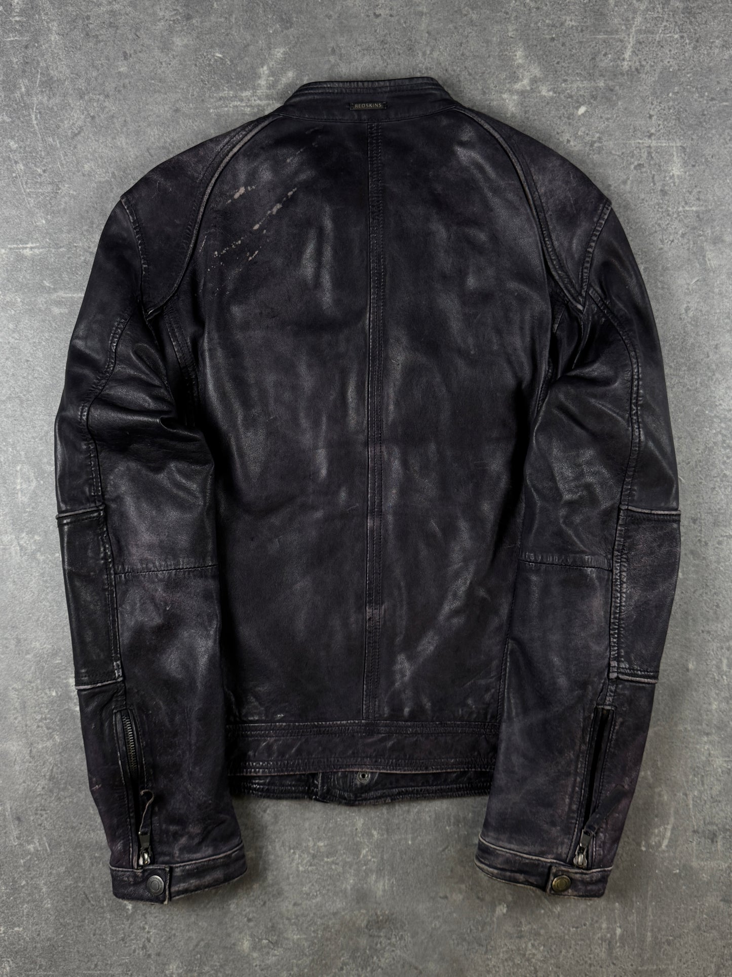 Leatherjacket Redskins darkbrown (M)