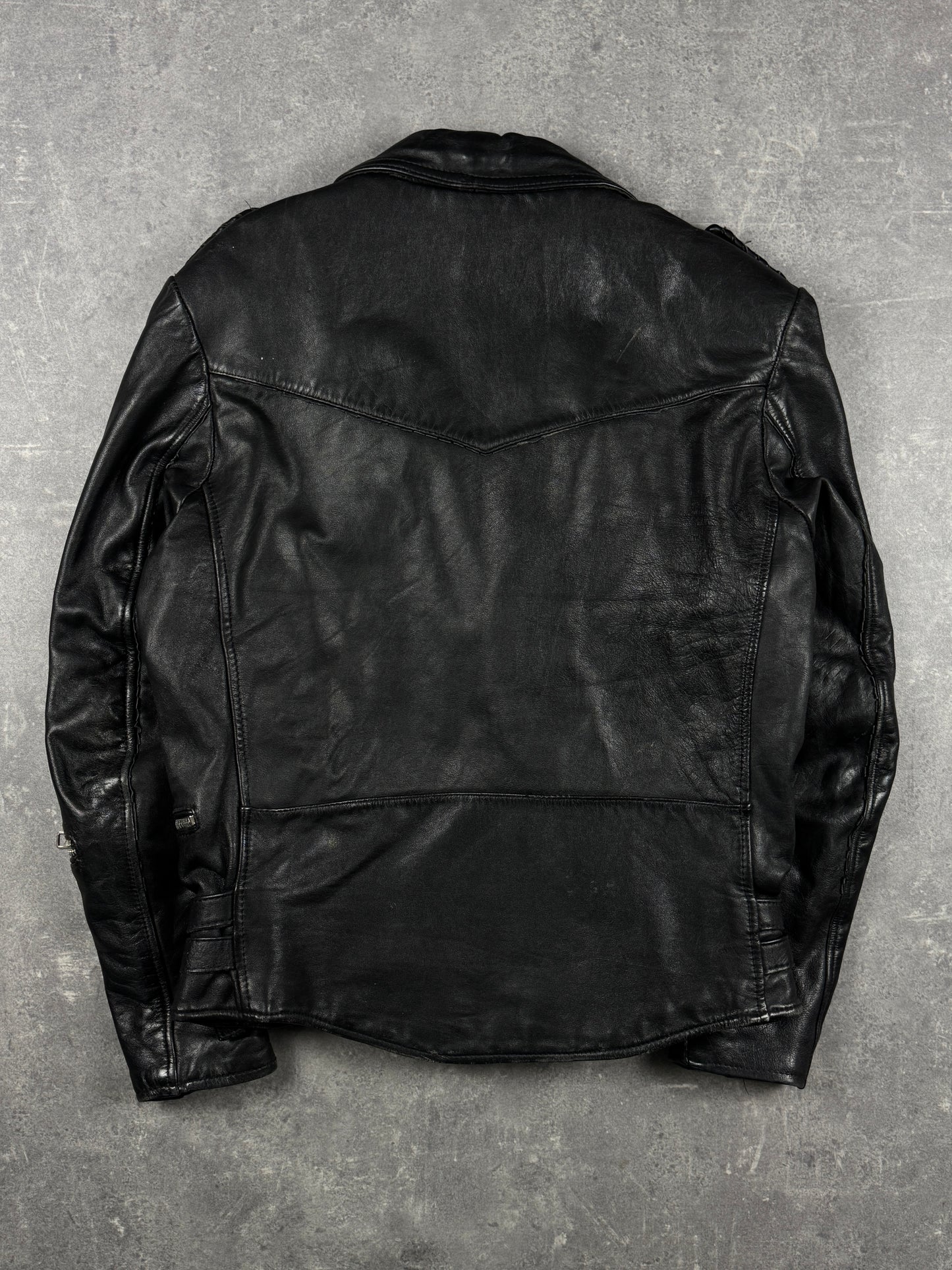 Biker leatherjacket (M)
