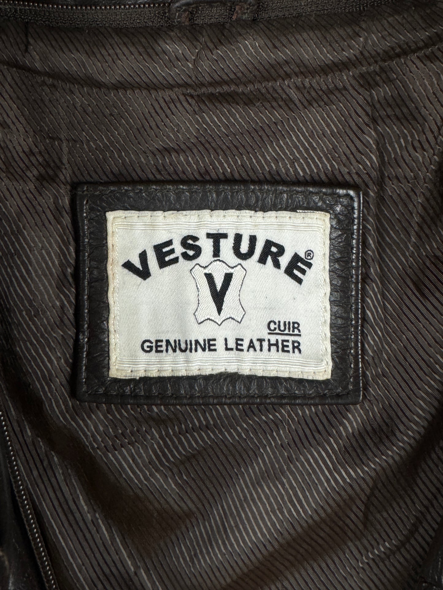 Vintage Leatherjacket brown (L)