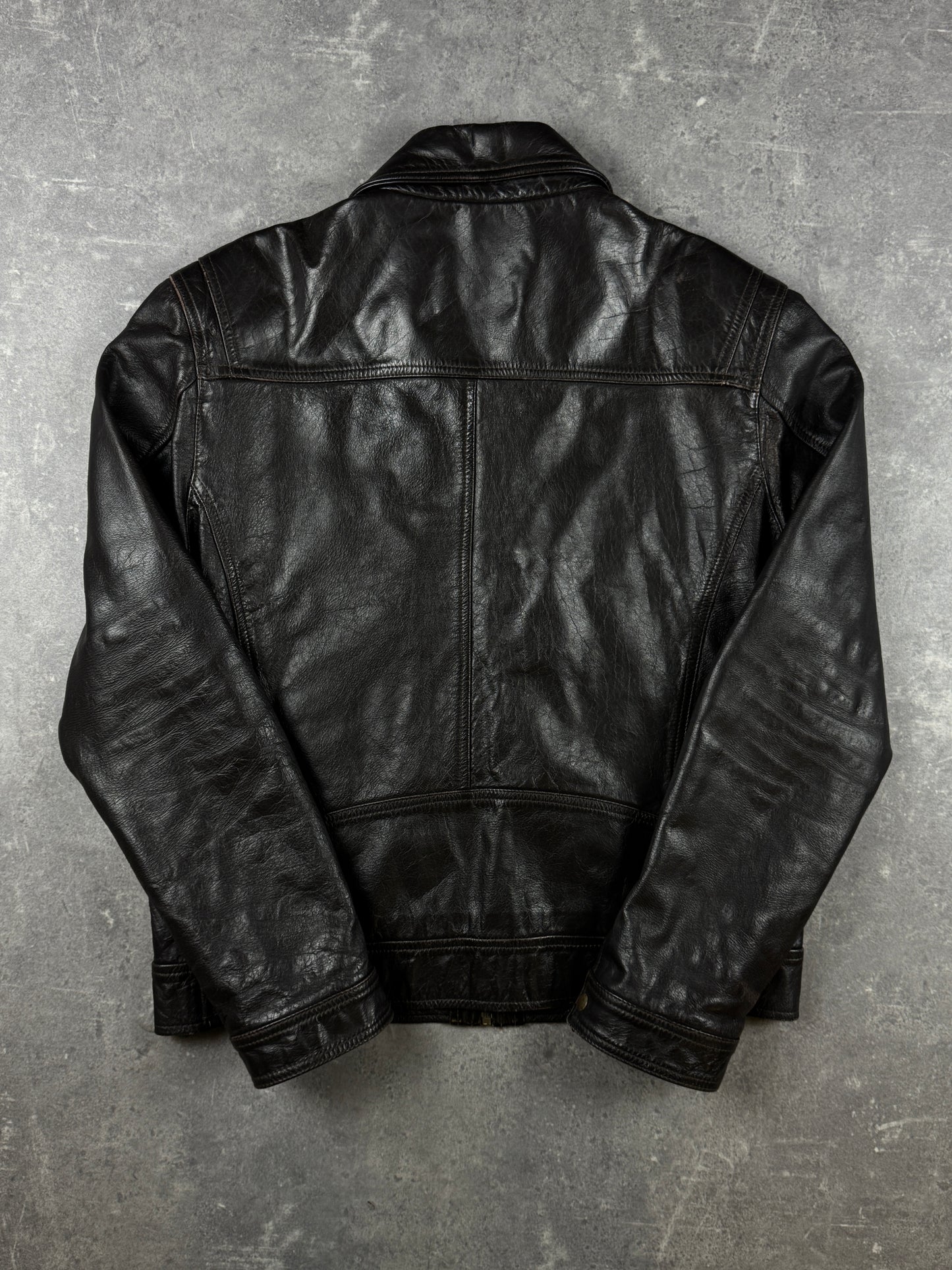 Vintage Leatherjacket brown (L)