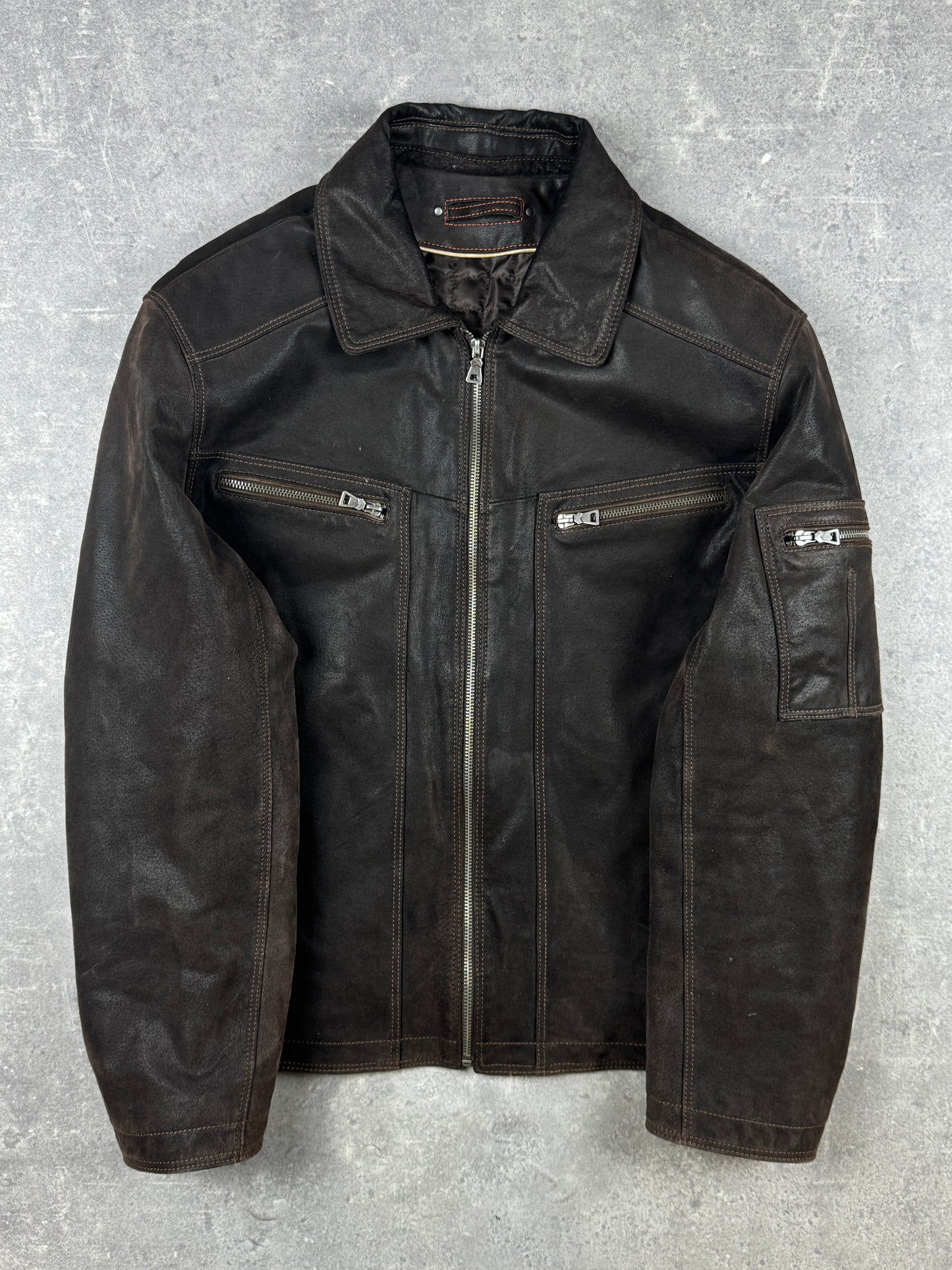 Vintage Leatherjacket brown (M)
