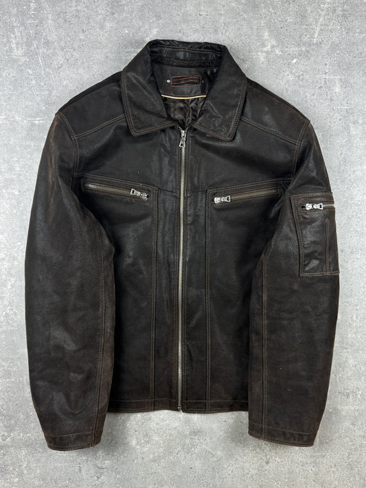 Vintage Leatherjacket brown (M)