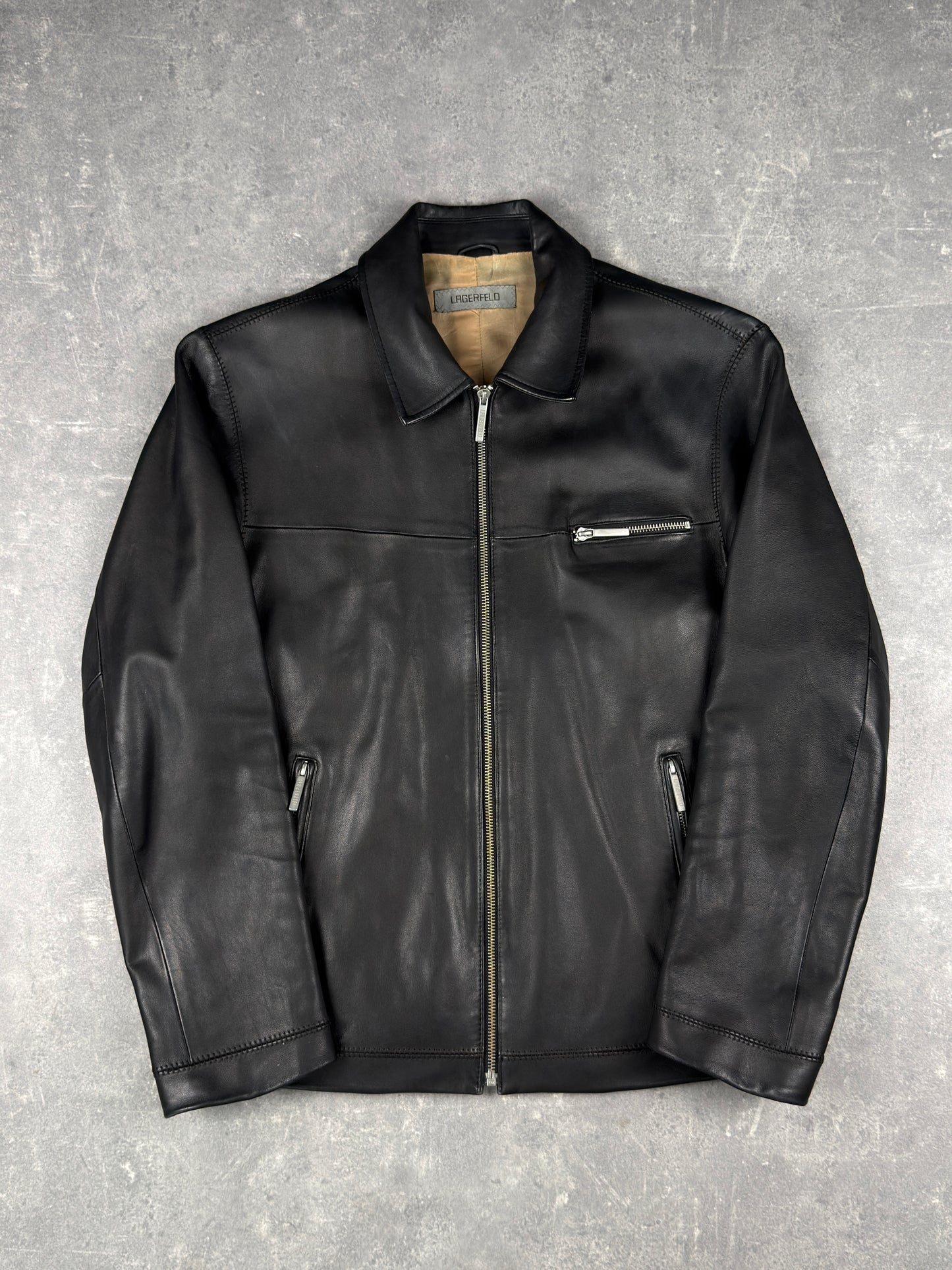 Leatherjacket Lagerfeld (L)