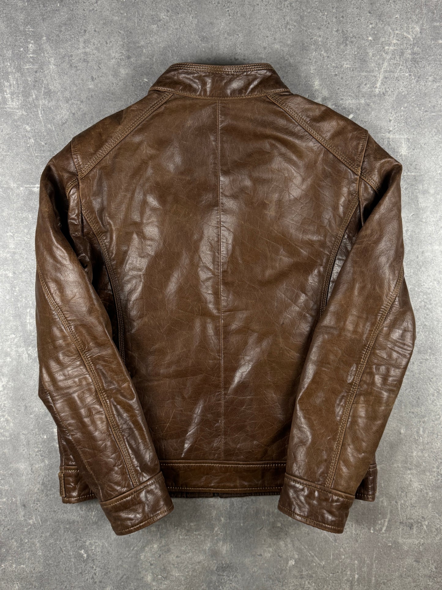 Vintage Leatherjacket brown (L)