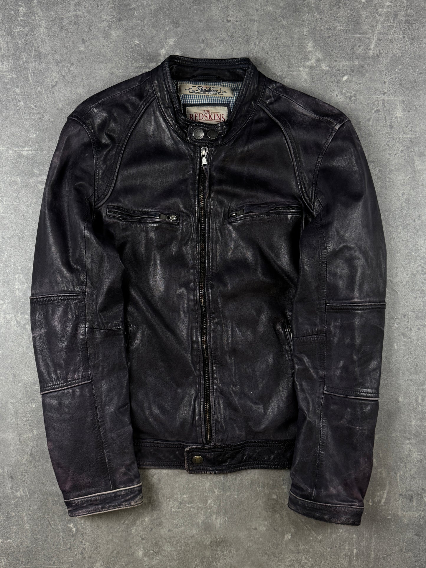 Leatherjacket Redskins darkbrown (M)