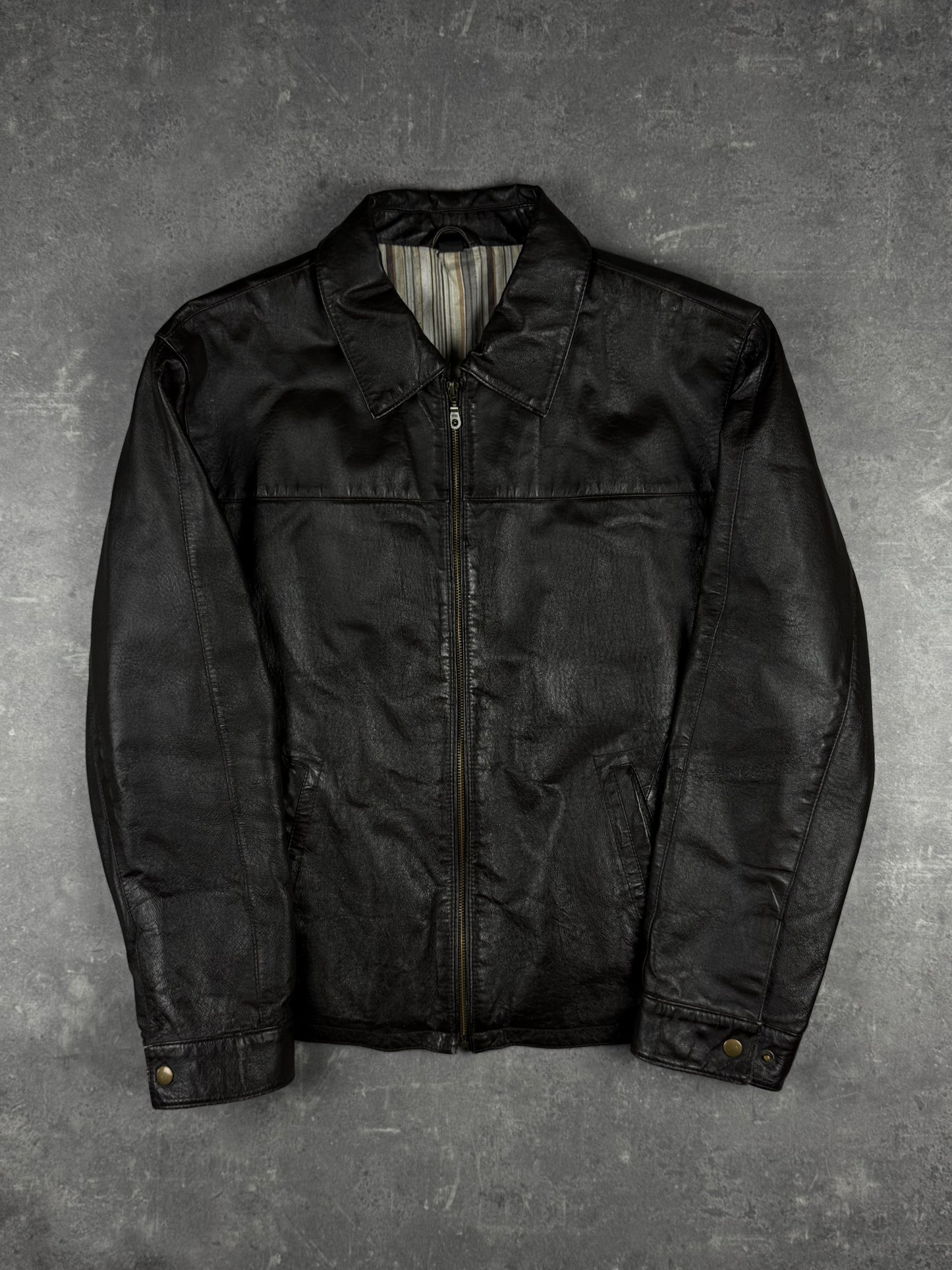 Lederjacke braun (L)