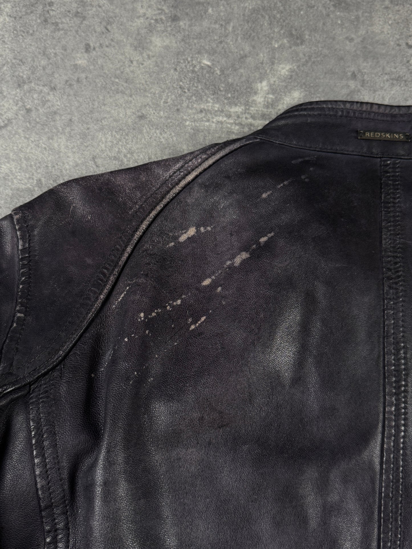 Leatherjacket Redskins darkbrown (M)