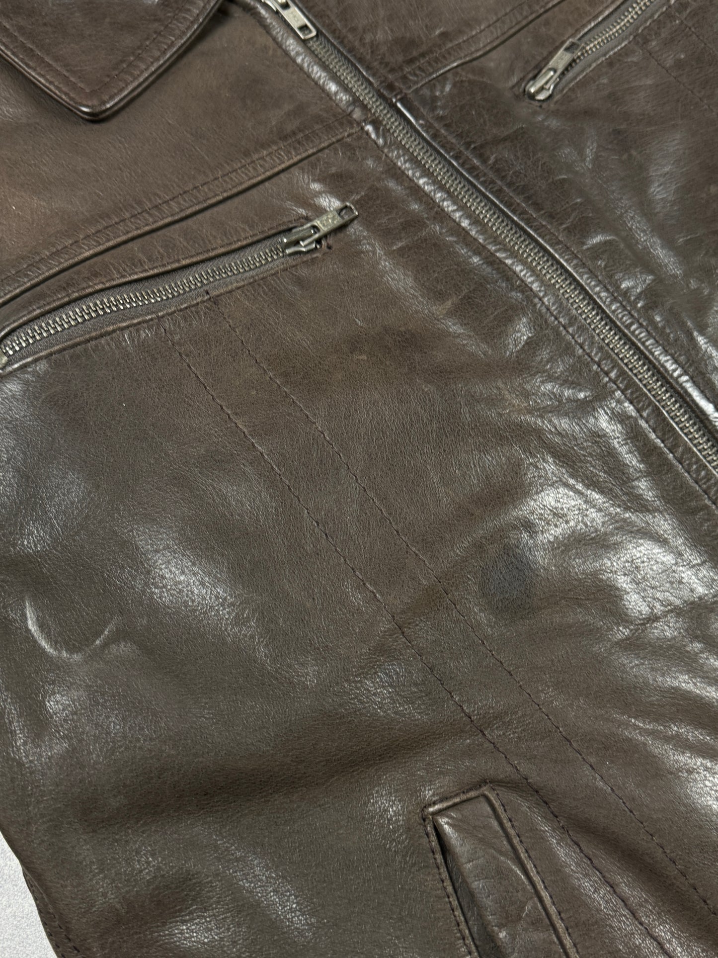 Vintage Leatherjacket brown (M)