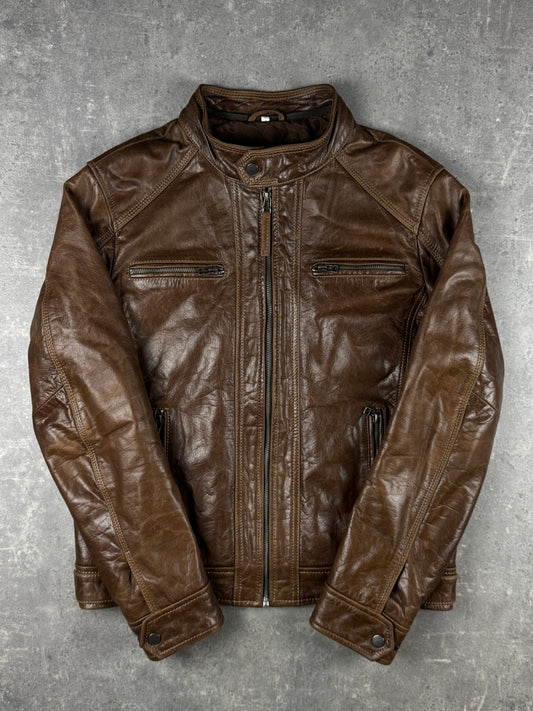 Vintage Leatherjacket brown (L)