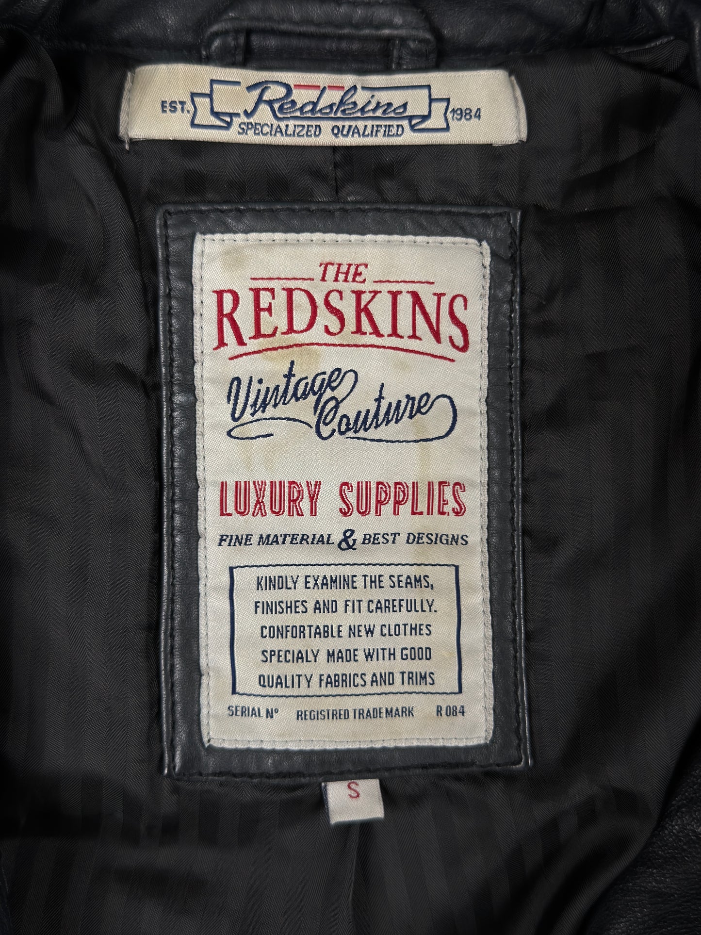 Leatherjacket Redskins (S)