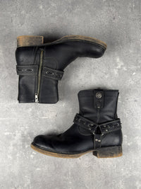 Black Rebel Biker Boot (EU:43 / US:9.5)