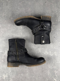 Black Rebel Biker Boot (EU:43 / US:9.5)