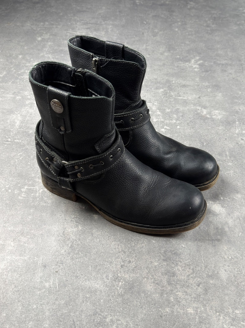 Black Rebel Biker Boot (EU:43 / US:9.5)
